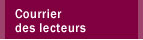 Courrier des lecteurs